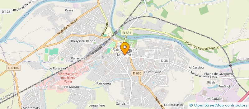 localisation de l'entreprise CAISSE LOCALE CREDIT AGRICOLE MUTUEL  SAINT-SULPICE-LA-POINTE