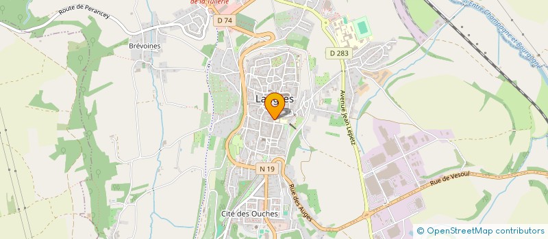 localisation de l'entreprise CAISSE LOCALE CREDIT AGRICOLE MUTUEL à LANGRES