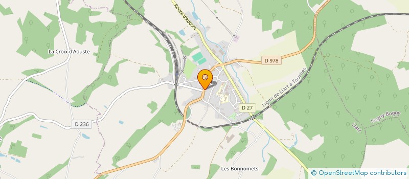 localisation de l'entreprise CAISSE LOCALE CREDIT AGRICOLE MUTUEL  LIART