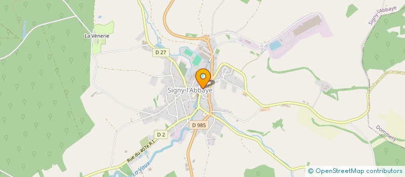 localisation de l'entreprise CAISSE LOCALE CREDIT AGRICOLE MUTUEL  SIGNY-L'ABBAYE