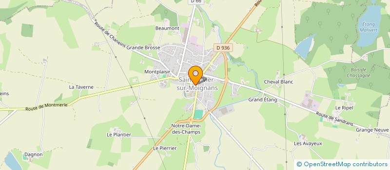 localisation de l'entreprise CAISSE LOCALE CREDIT AGRICOLE ST TRIVIER  SAINT-TRIVIER-SUR-MOIGNANS