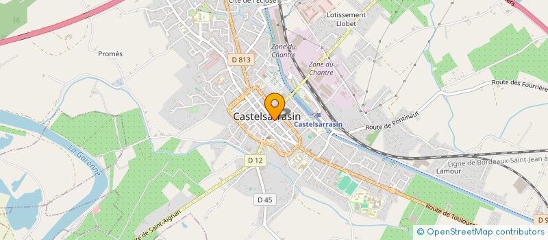 localisation de l'entreprise CAISSE LOCALE DE CA DE CASTELSARRASIN à CASTELSARRASIN