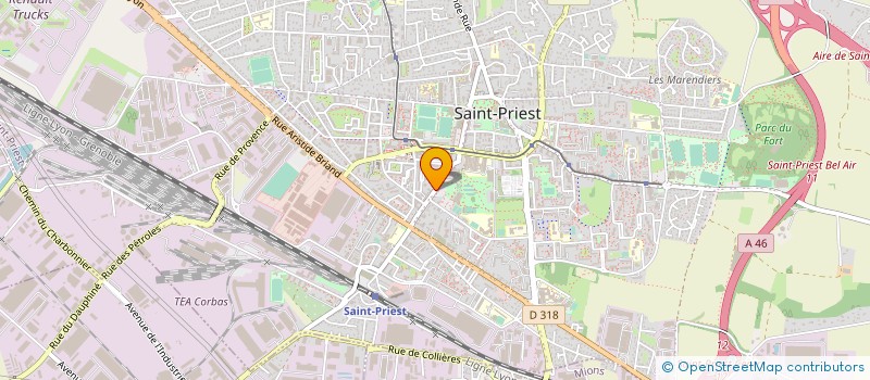 localisation de l'entreprise CAISSE LOCALE DE CASE DE SAINT PRIEST  SAINT-PRIEST