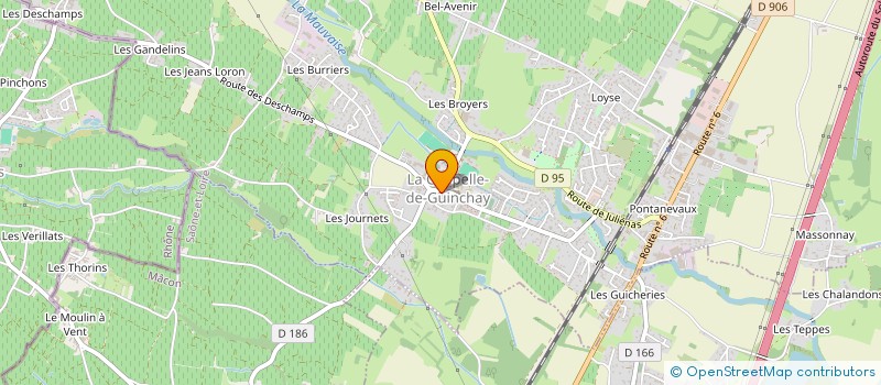 localisation de l'entreprise CAISSE LOCALE DE CREDIT AGRICOLE  LA CHAPELLE-DE-GUINCHAY