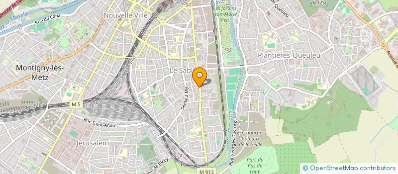 localisation de l'entreprise CAISSE LOCALE DE CREDIT AGRICOLE  METZ