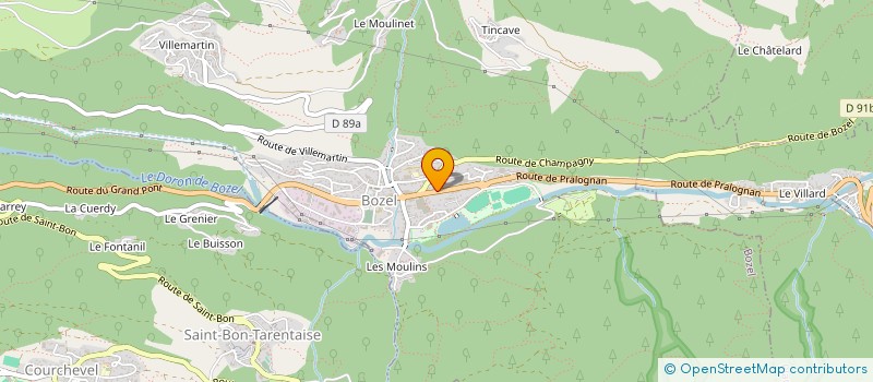 localisation de l'entreprise CAISSE LOCALE DE CREDIT AGRICOLE  BOZEL