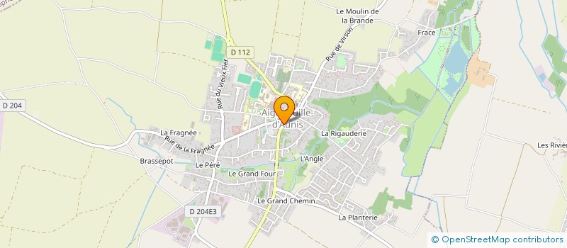 localisation de l'entreprise CAISSE LOCALE DE CREDIT AGRICOLE  AIGREFEUILLE-D'AUNIS