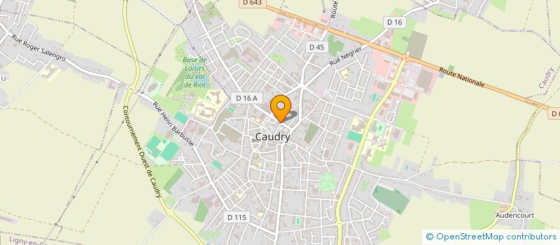localisation de l'entreprise CAISSE LOCALE DE CREDIT AGRICOLE MUTUEL à CAUDRY