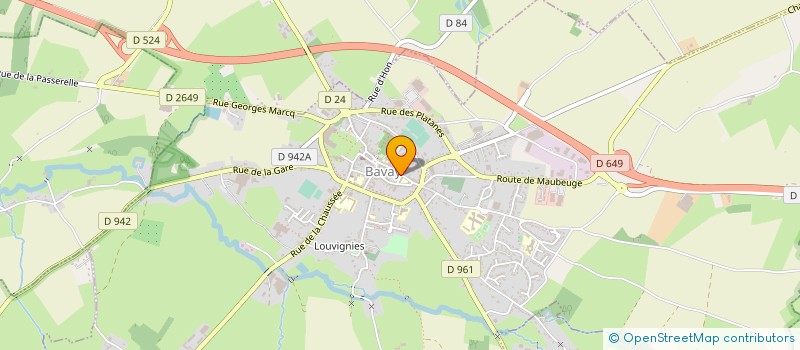 localisation de l'entreprise CAISSE LOCALE DE CREDIT AGRICOLE MUTUEL  BAVAY