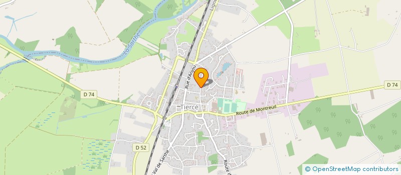 localisation de l'entreprise CAISSE LOCALE DE CREDIT AGRICOLE MUTUEL  TIERCE