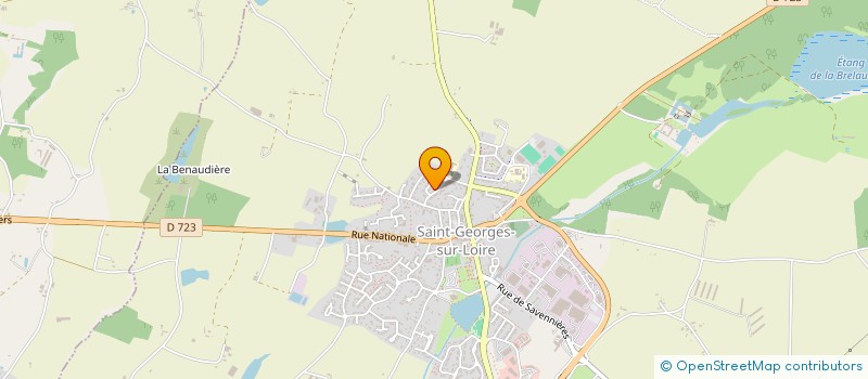 localisation de l'entreprise CAISSE LOCALE DE CREDIT AGRICOLE MUTUEL  SAINT-GEORGES-SUR-LOIRE