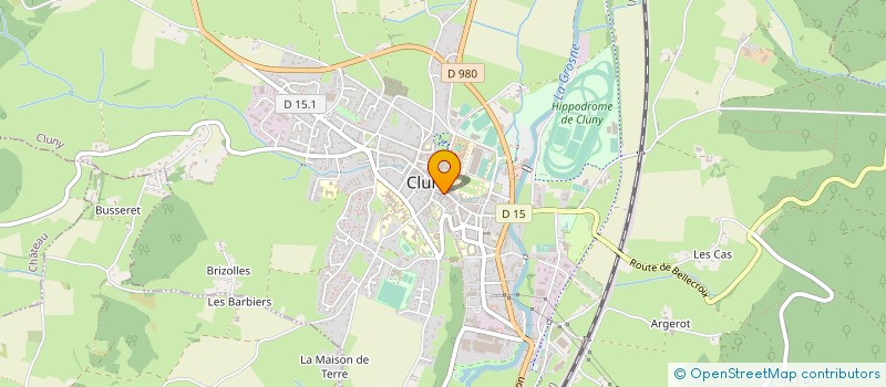 localisation de l'entreprise CAISSE LOCALE DE CREDIT AGRICOLE MUTUEL  CLUNY