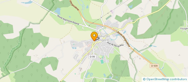 localisation de l'entreprise CAISSE LOCALE DE CREDIT AGRICOLE MUTUEL  MAREUIL EN PERIGORD