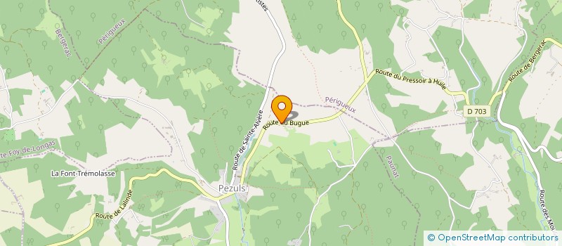 localisation de l'entreprise CAISSE LOCALE DE CREDIT AGRICOLE MUTUEL  VAL DE LOUYRE ET CAUDEAU