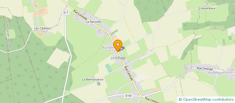 localisation de l'entreprise CAISSE LOCALE DE CREDIT AGRICOLE MUTUEL  AUMALE