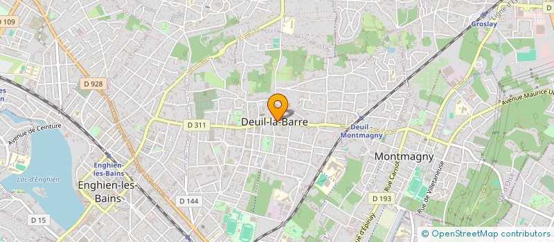 localisation de l'entreprise CAISSE LOCALE DE CREDIT AGRICOLE MUTUEL à DEUIL-LA-BARRE