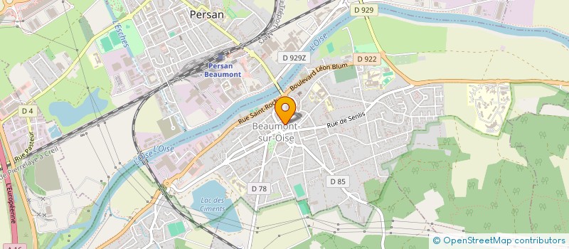 localisation de l'entreprise CAISSE LOCALE DE CREDIT AGRICOLE MUTUEL à BEAUMONT-SUR-OISE