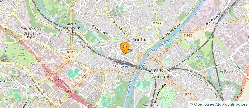 localisation de l'entreprise CAISSE LOCALE DE CREDIT AGRICOLE MUTUEL  PONTOISE