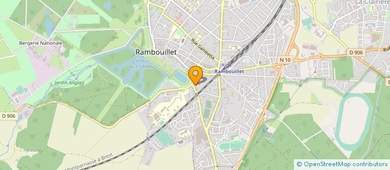 localisation de l'entreprise CAISSE LOCALE DE CREDIT AGRICOLE MUTUEL  RAMBOUILLET