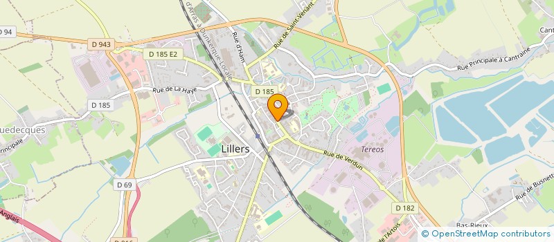 localisation de l'entreprise CAISSE LOCALE DE CREDIT AGRICOLE MUTUEL  LILLERS