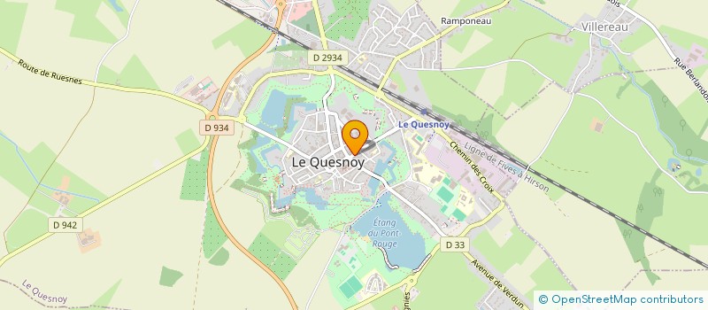 localisation de l'entreprise CAISSE LOCALE DE CREDIT AGRICOLE MUTUEL  LE QUESNOY