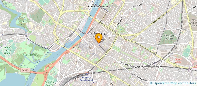 localisation de l'entreprise CAISSE LOCALE DE CREDIT AGRICOLE MUTUEL ANGERS RALLIEMENT à ANGERS