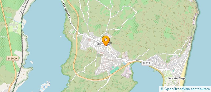 localisation de l'entreprise CAISSE LOCALE DE CREDIT AGRICOLE MUTUEL AOC DU LITTORAL  LEUCATE