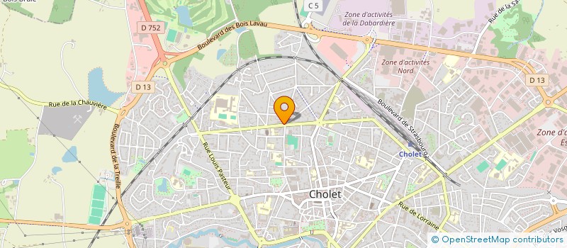 localisation de l'entreprise CAISSE LOCALE DE CREDIT AGRICOLE MUTUEL CHOLET NORD à CHOLET