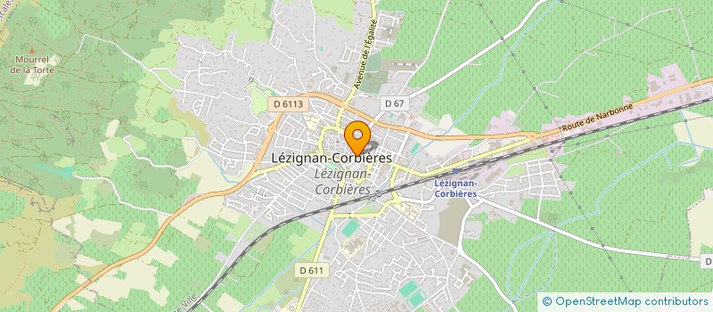 localisation de l'entreprise CAISSE LOCALE DE CREDIT AGRICOLE MUTUEL CORBIERES II  LEZIGNAN-CORBIERES