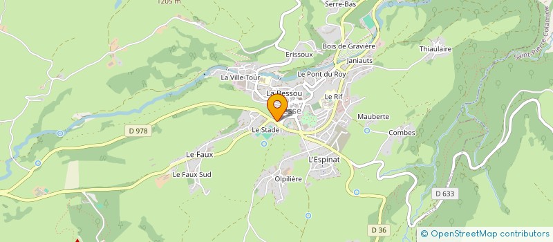 localisation de l'entreprise CAISSE LOCALE DE CREDIT AGRICOLE MUTUEL DE BESSE SUPER BESSE  BESSE-ET-SAINT-ANASTAISE