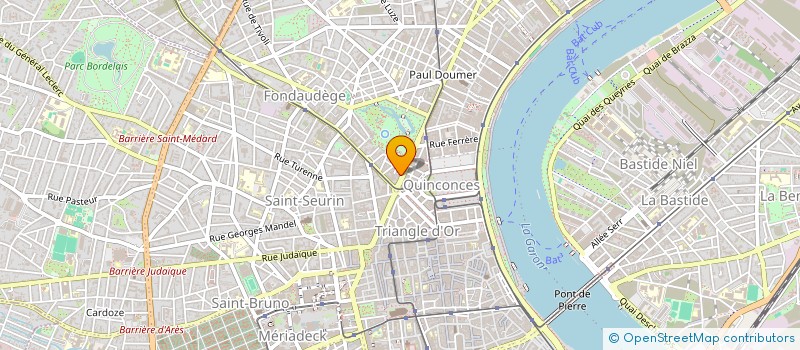 localisation de l'entreprise CAISSE LOCALE DE CREDIT AGRICOLE MUTUEL DE BORDEAUX VERDUN à BORDEAUX