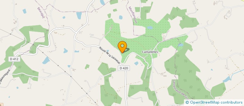 localisation de l'entreprise CAISSE LOCALE DE CREDIT AGRICOLE MUTUEL DE CANCON  CANCON