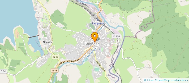 localisation de l'entreprise CAISSE LOCALE DE CREDIT AGRICOLE MUTUEL DE CHATEAUNEUF DE RANDON  LANGOGNE