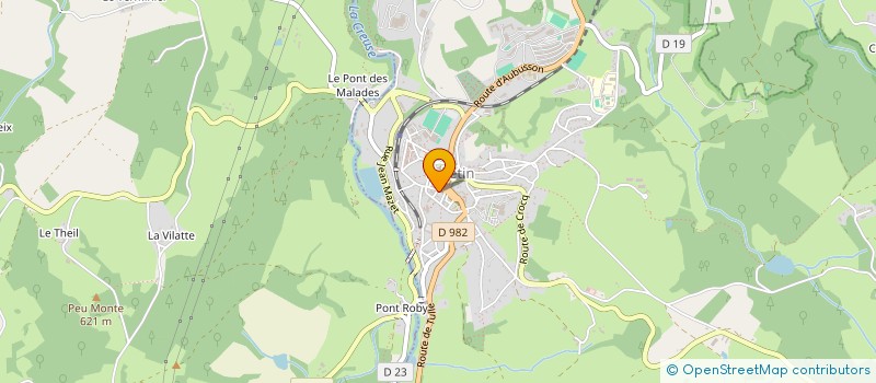 localisation de l'entreprise CAISSE LOCALE DE CREDIT AGRICOLE MUTUEL DE FELLETIN-FAUX LA MONTAGNE  FELLETIN