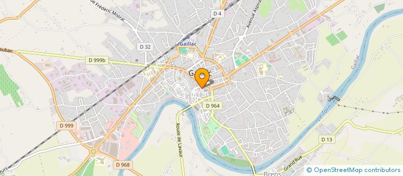 localisation de l'entreprise CAISSE LOCALE DE CREDIT AGRICOLE MUTUEL DE GAILLAC CADALEN  GAILLAC