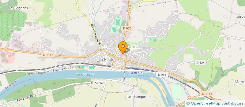 localisation de l'entreprise CAISSE LOCALE DE CREDIT AGRICOLE MUTUEL DE LA REOLE  LA REOLE