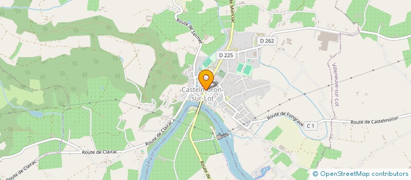 localisation de l'entreprise CAISSE LOCALE DE CREDIT AGRICOLE MUTUEL DE LOT ET TOLZAC  CASTELMORON-SUR-LOT