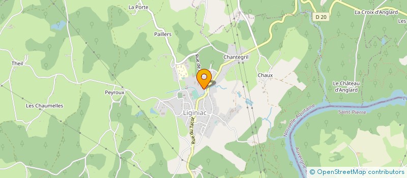 localisation de l'entreprise CAISSE LOCALE DE CREDIT AGRICOLE MUTUEL DE LUZEGE-TRIOUZOUNE  NEUVIC