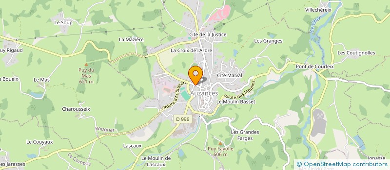 localisation de l'entreprise CAISSE LOCALE DE CREDIT AGRICOLE MUTUEL DE MARCHE ET COMBRAILLES à AUZANCES