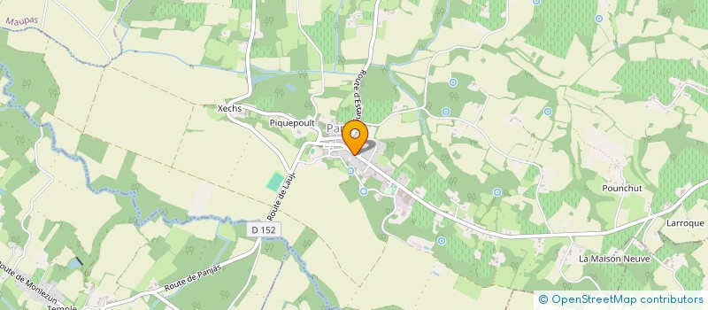 localisation de l'entreprise CAISSE LOCALE DE CREDIT AGRICOLE MUTUEL DE PANJAS  NOGARO