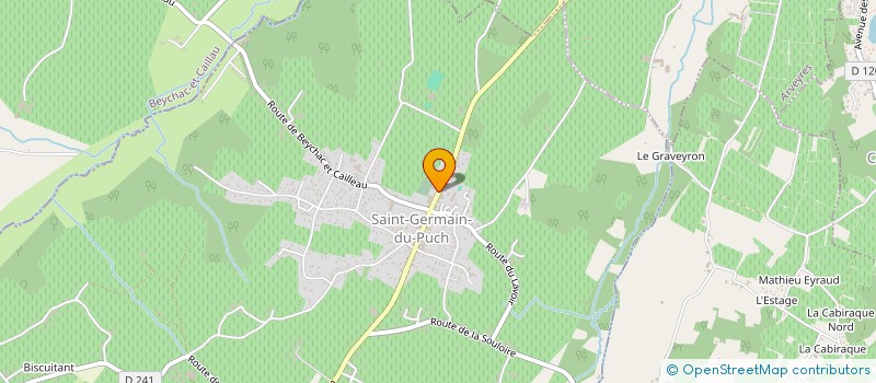 localisation de l'entreprise CAISSE LOCALE DE CREDIT AGRICOLE MUTUEL DE SAINT GERMAIN DU PUCH à SAINT-GERMAIN-DU-PUCH