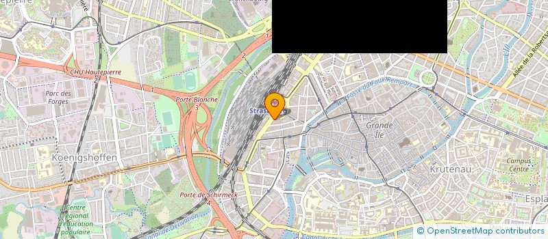 localisation de l'entreprise CAISSE LOCALE DE CREDIT AGRICOLE MUTUEL DE STRASBOURG à STRASBOURG