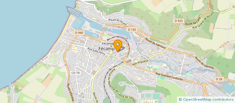 localisation de l'entreprise CAISSE LOCALE DE CREDIT AGRICOLE MUTUEL DES HAUTES FALAISES à FECAMP