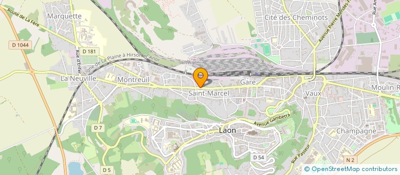 localisation de l'entreprise CAISSE LOCALE DE CREDIT AGRICOLE MUTUEL DU LAONNOIS à LAON