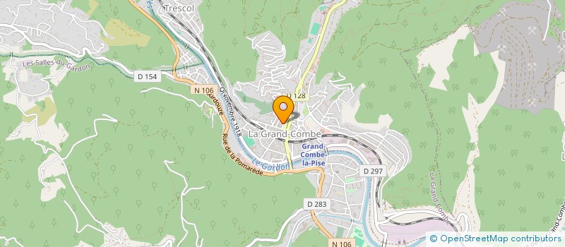 localisation de l'entreprise CAISSE LOCALE DE CREDIT AGRICOLE MUTUEL LA GRAND COMBE  LA GRAND-COMBE