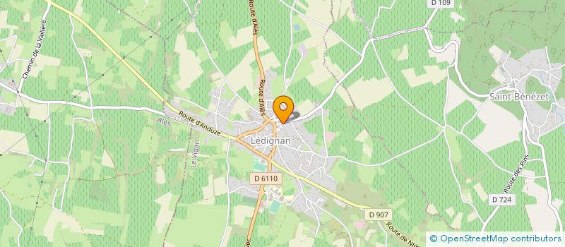 localisation de l'entreprise CAISSE LOCALE DE CREDIT AGRICOLE MUTUEL LEDIGNAN  LEDIGNAN