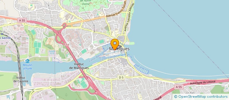 localisation de l'entreprise CAISSE LOCALE DE GARANTIES  MARTIGUES