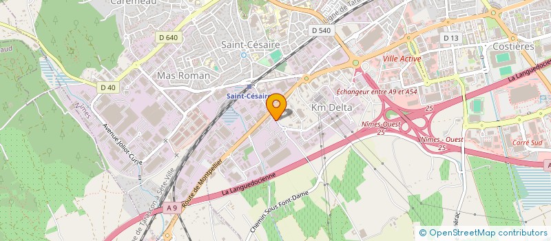 localisation de l'entreprise CAISSE LOCALE HORIZON 2000  NIMES