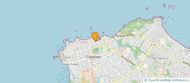 localisation de l'entreprise CAISSE MALADIE REGION ANTILLES GUYANE à CAYENNE
