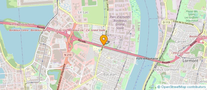 localisation de l'entreprise CAISSE MUT ACTION SOCIALE INDUST ELECTR à BORDEAUX